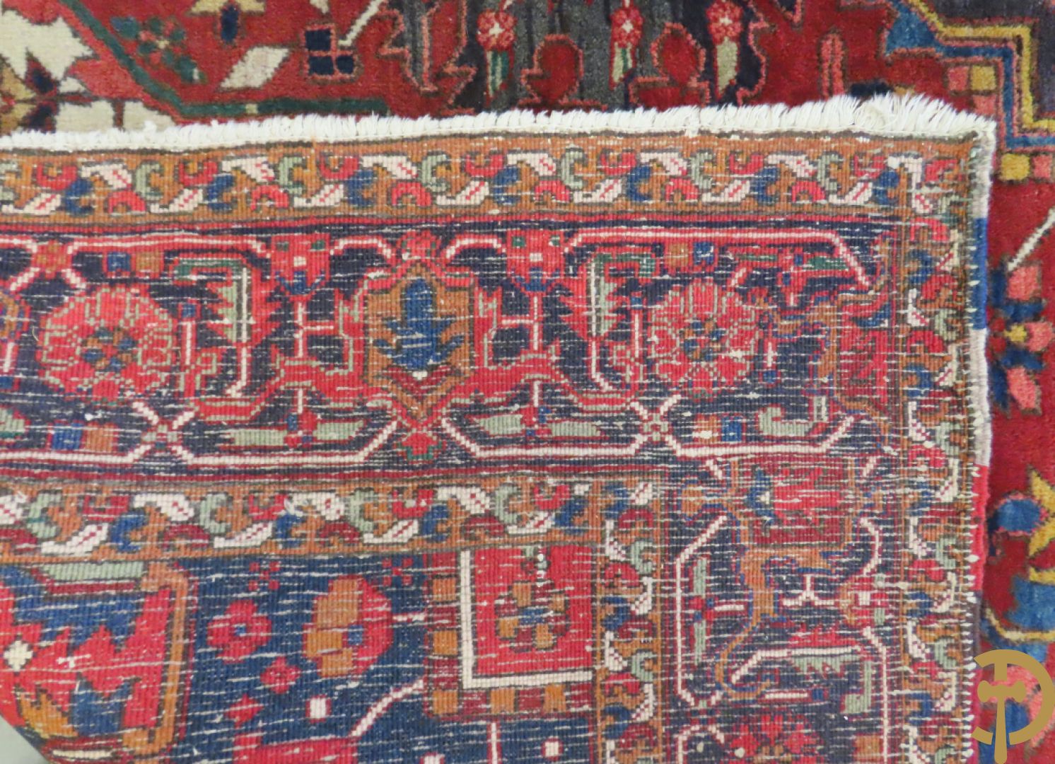 Oosters handgeknoopt tapijt Heriz