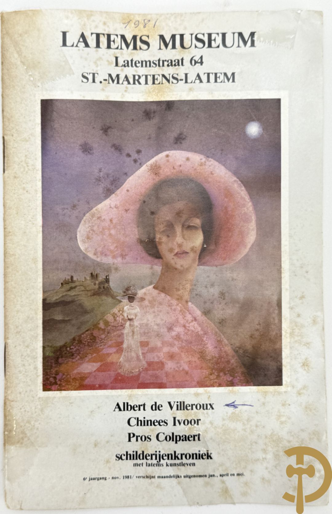 DE VILLEROUX A. getekend 