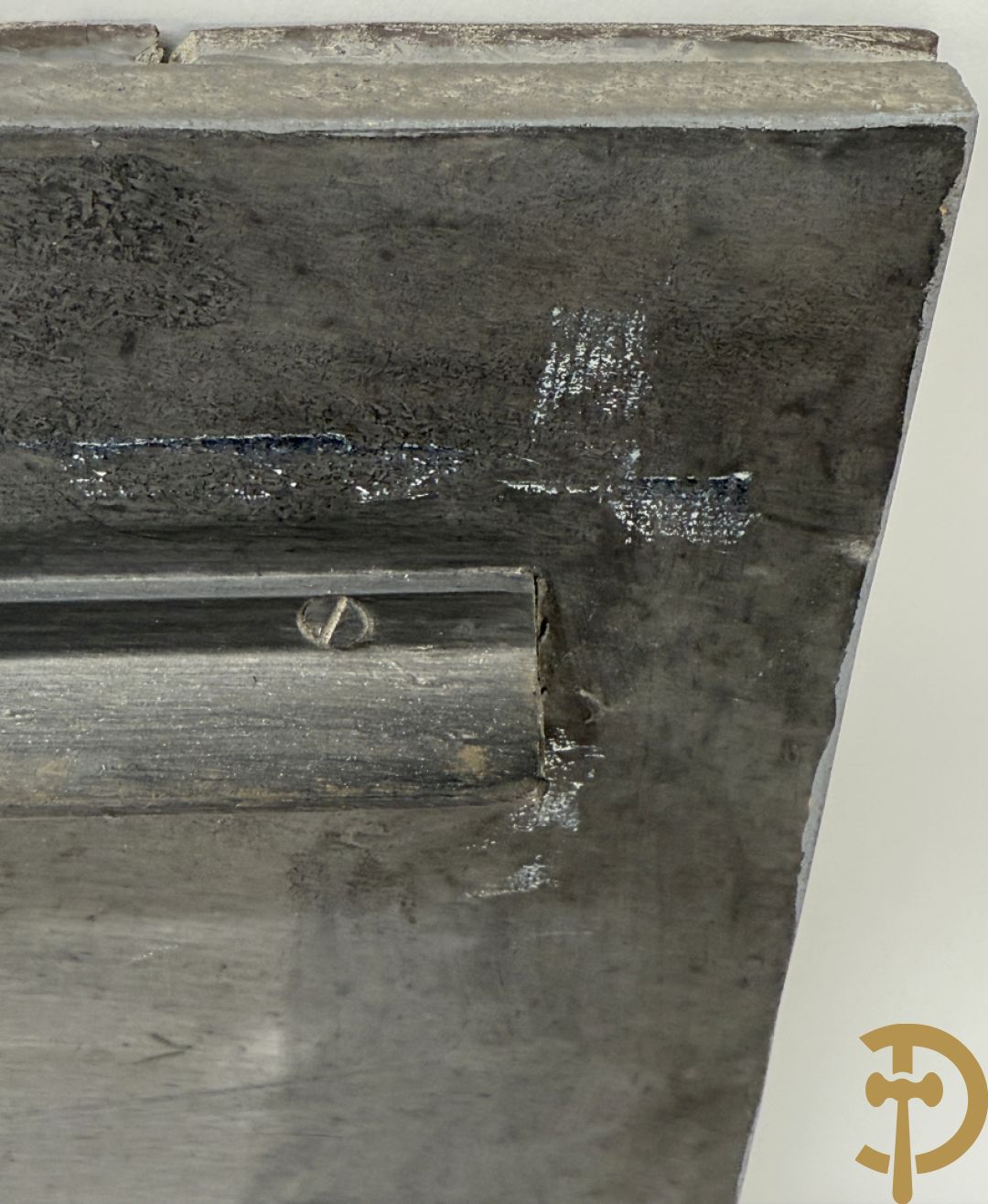 Ongetekend  vintage keramieken basrelief met vogeldecor