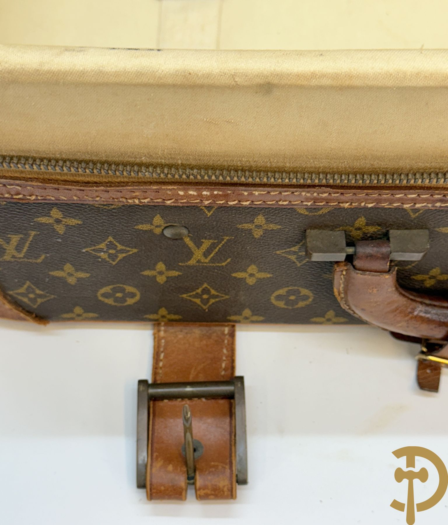 Lederen valies Louis Vuitton