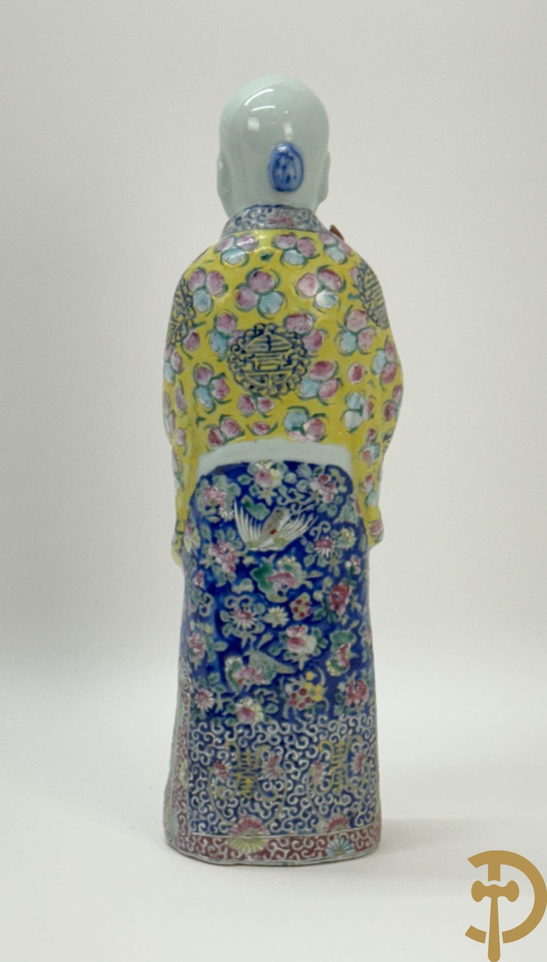 Chinese porseleinen handgekleurde wijsgeer