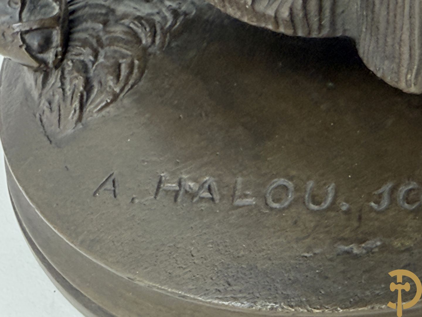 HALOU A. sculpt. getekend 