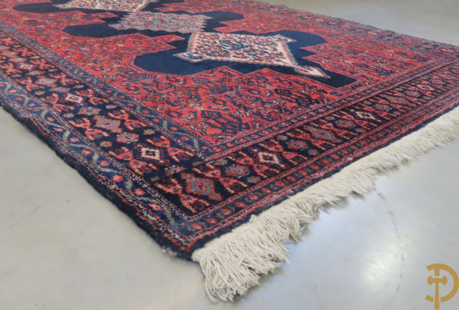 Perzisch handgeknoopt tapijt Senneh + Oosters handgeknoopt Bidjar + Oosters handgeknoopt tapijt Senneh