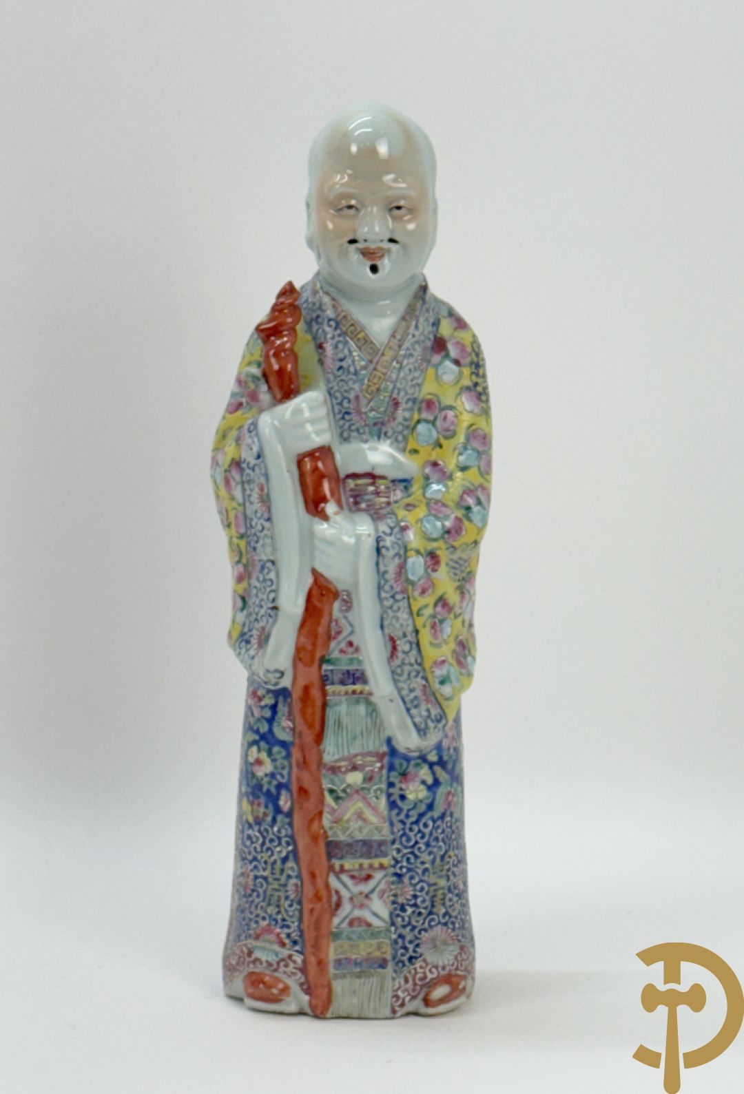 Chinese porseleinen handgekleurde wijsgeer