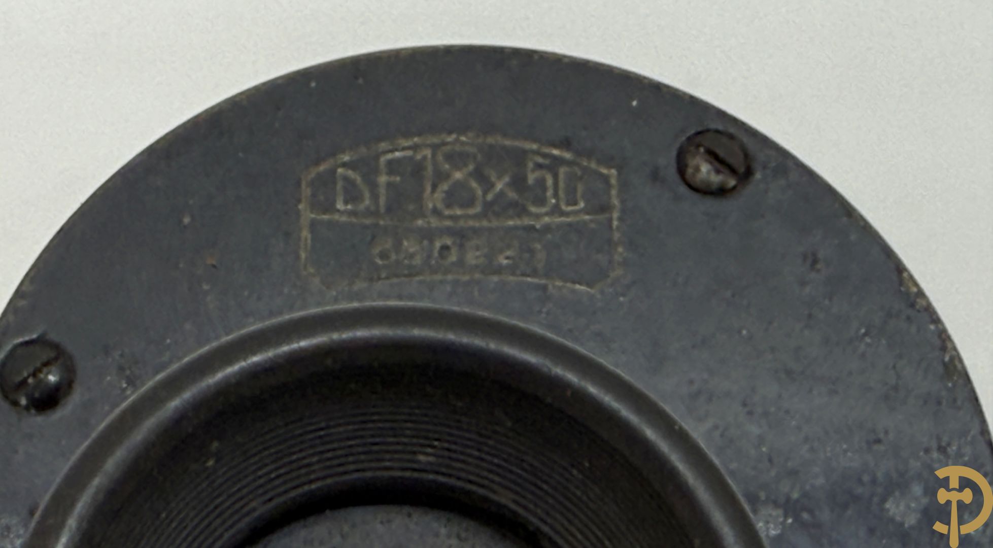 Duitse verrekijker in originele lederen etui, Carl Zeiss, WO II