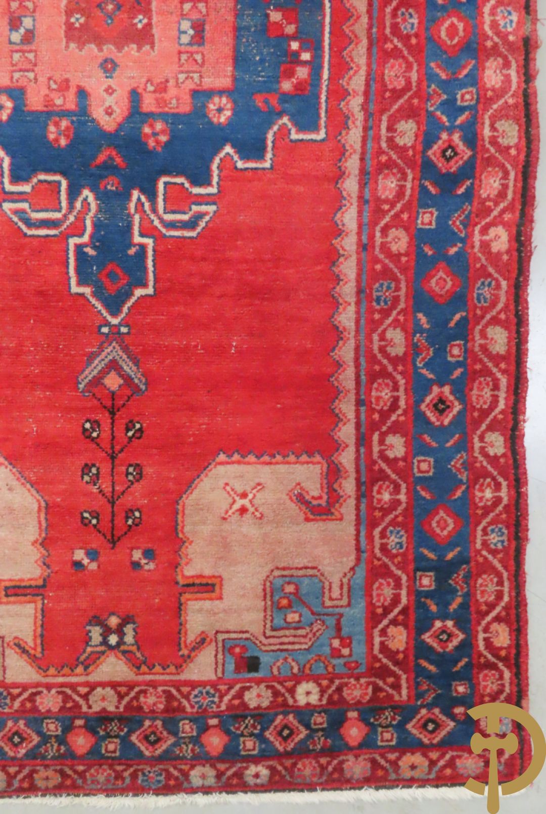 Twee oosterse handgeknoopte tapijten Hamadan