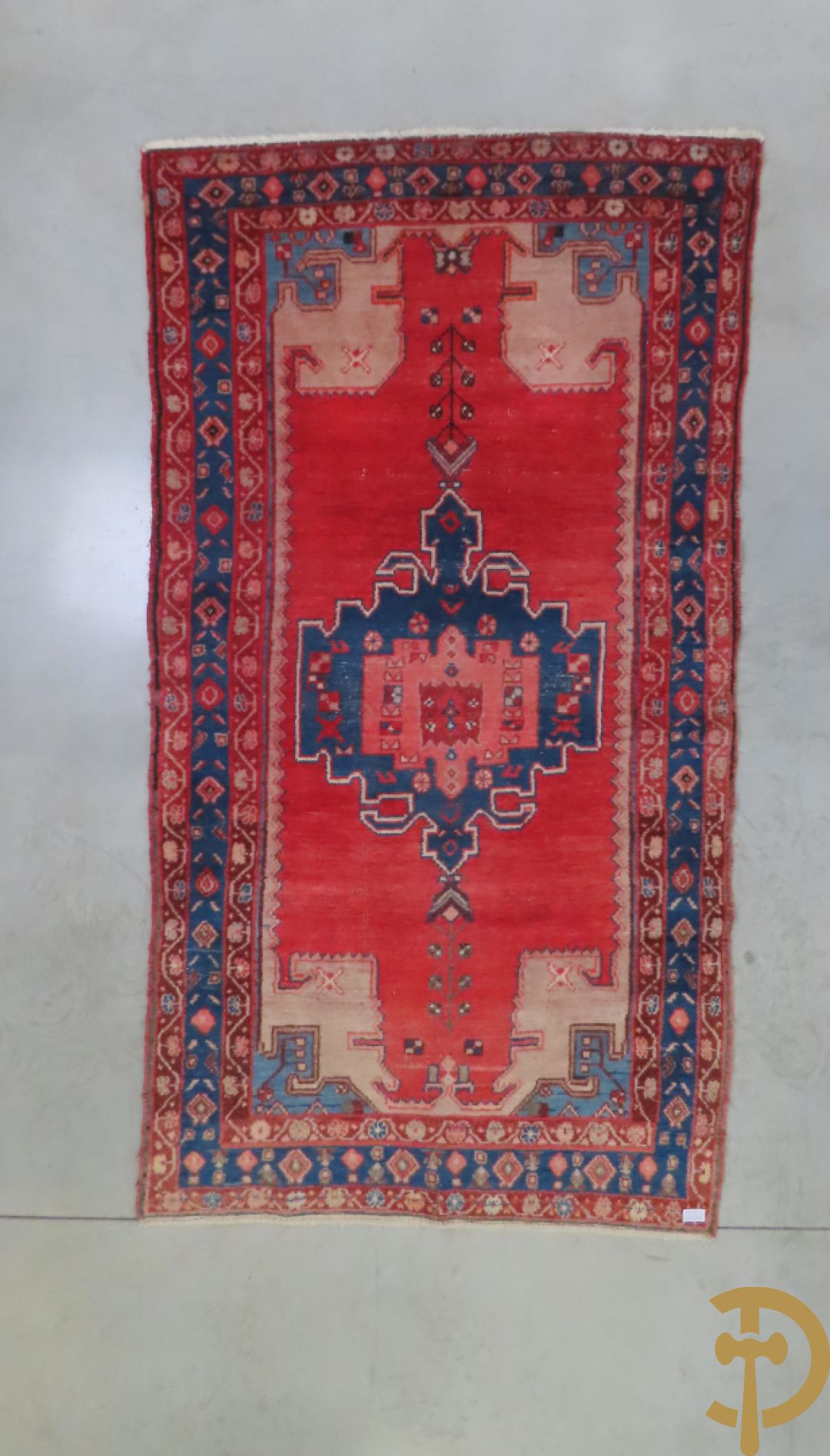 Twee oosterse handgeknoopte tapijten Hamadan