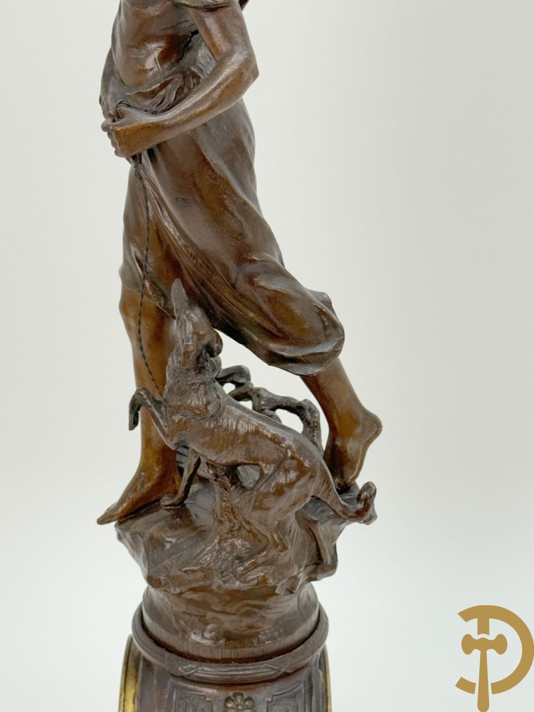 Driedelige zamak garnituur 