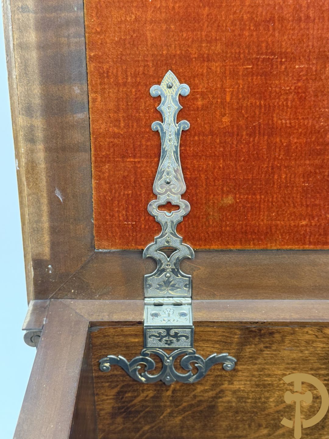 Houten gemarketteerd schatkistje