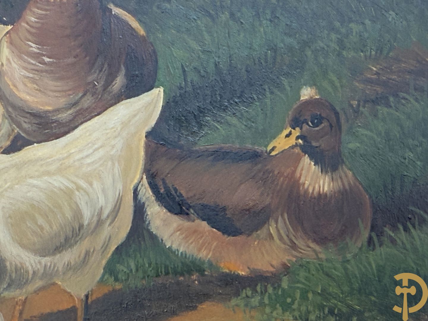 Onleesbaar getekend rechts onder 