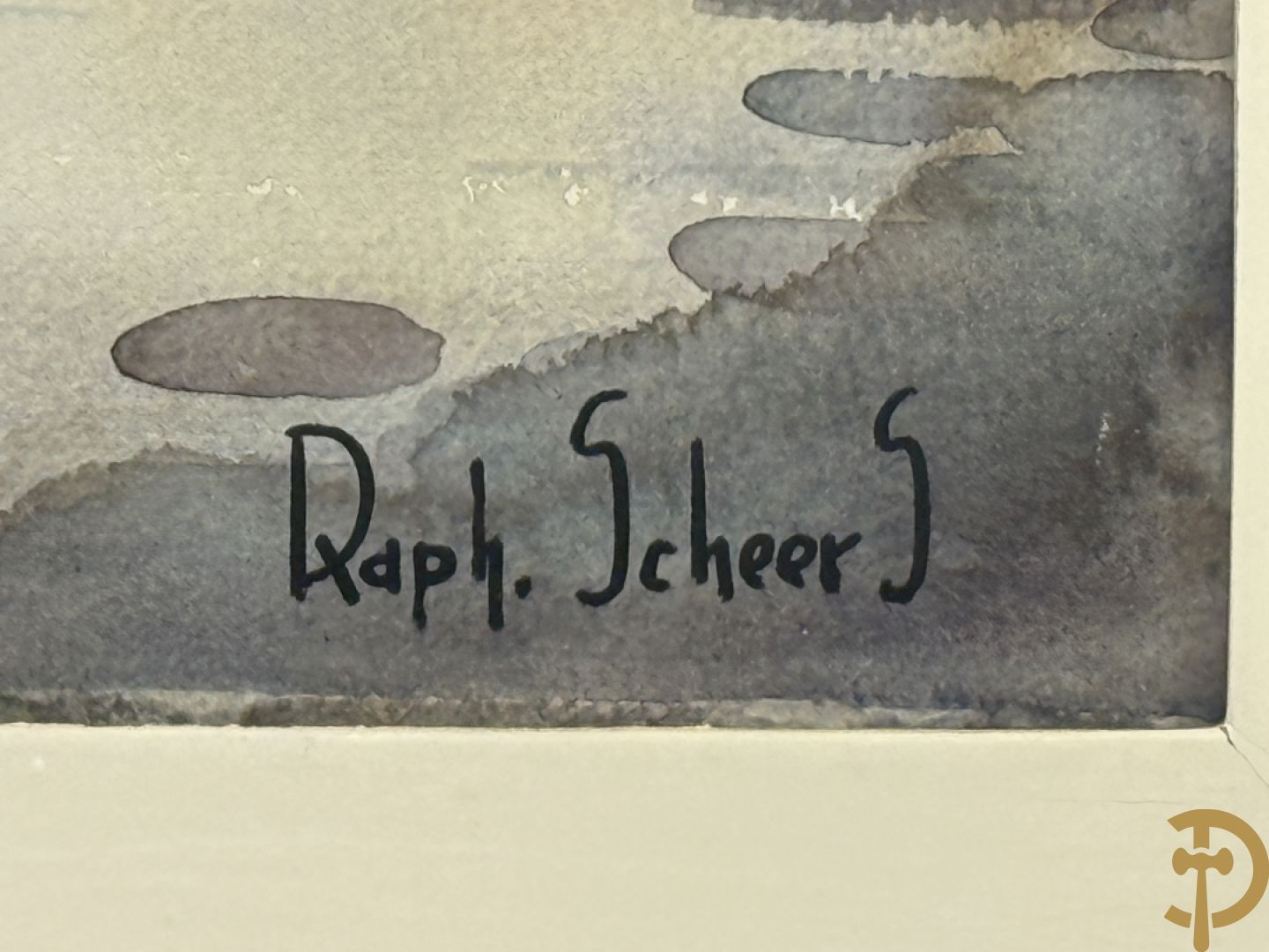 SCHEERS Raph. getekend 