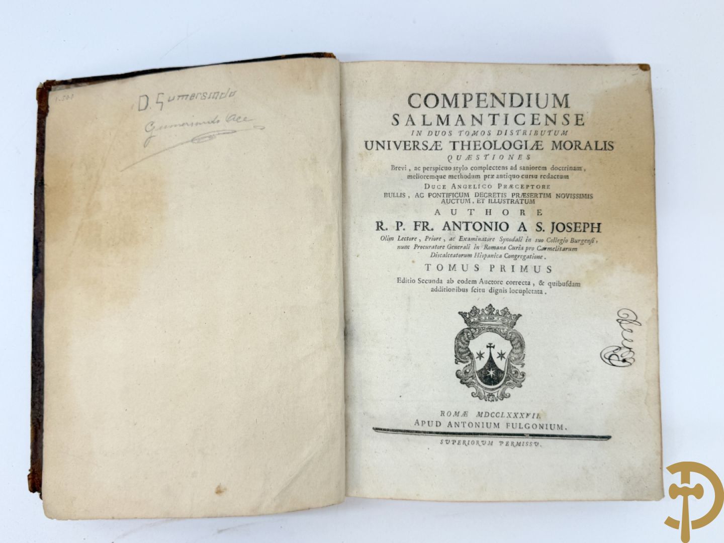 Reeks oude theologische boeken met lederen kaft 17e-18e w.o. Moralis Christiana, Missale Romanum  en Bibliorum Concordantia