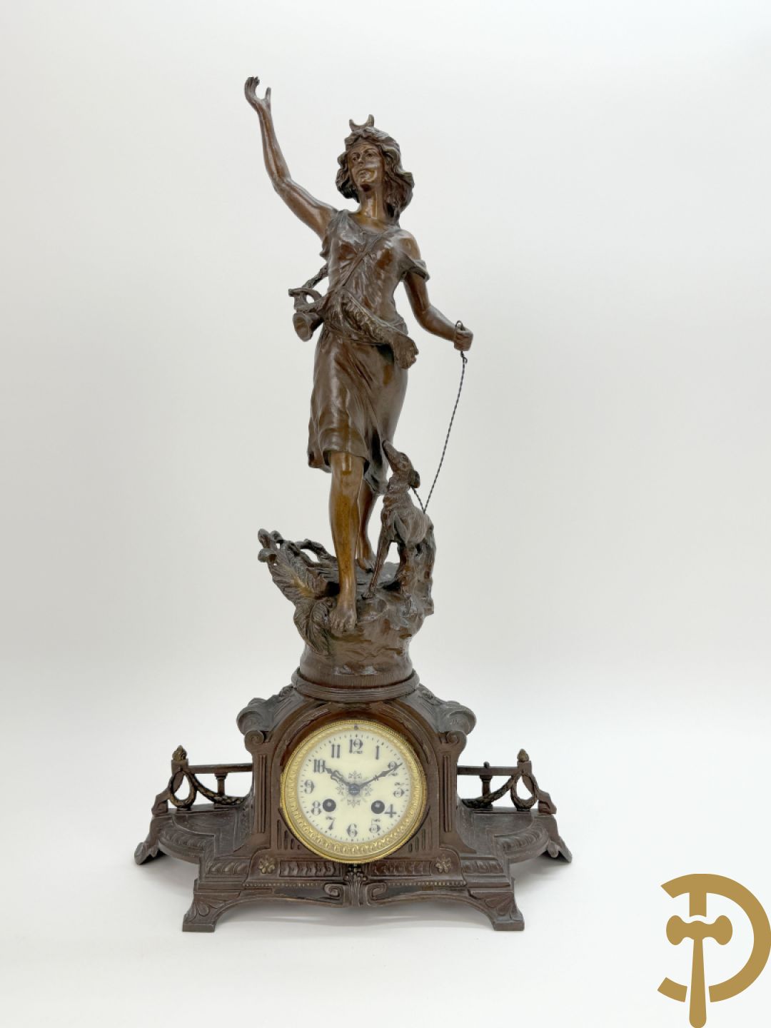 Driedelige zamak garnituur 