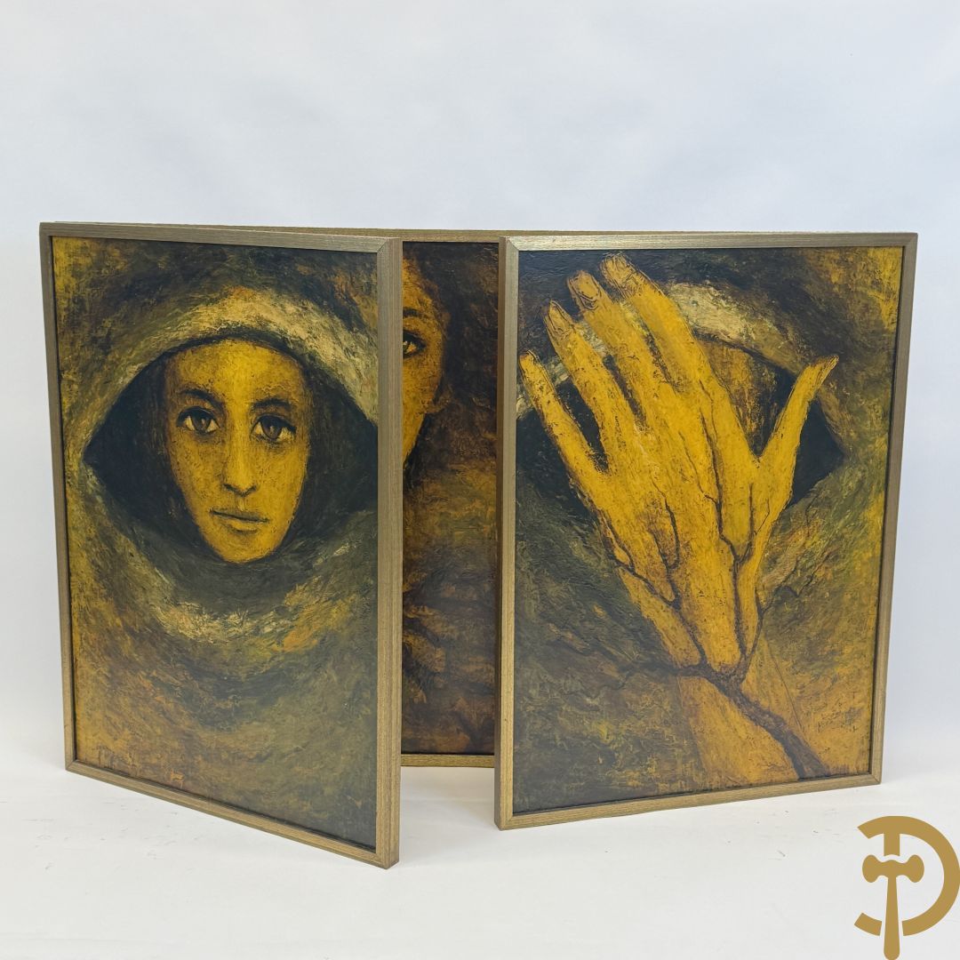 GRABA getekend - Triptiek : Binnenkant 