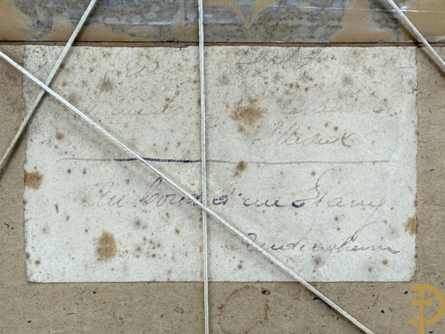 VAN HOLST G. getekend 