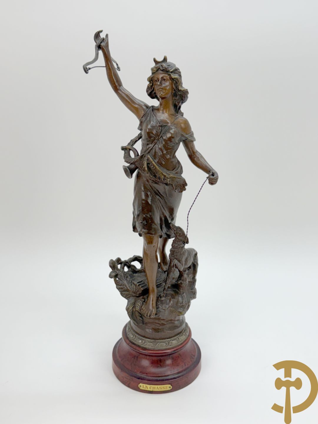 Driedelige zamak garnituur 