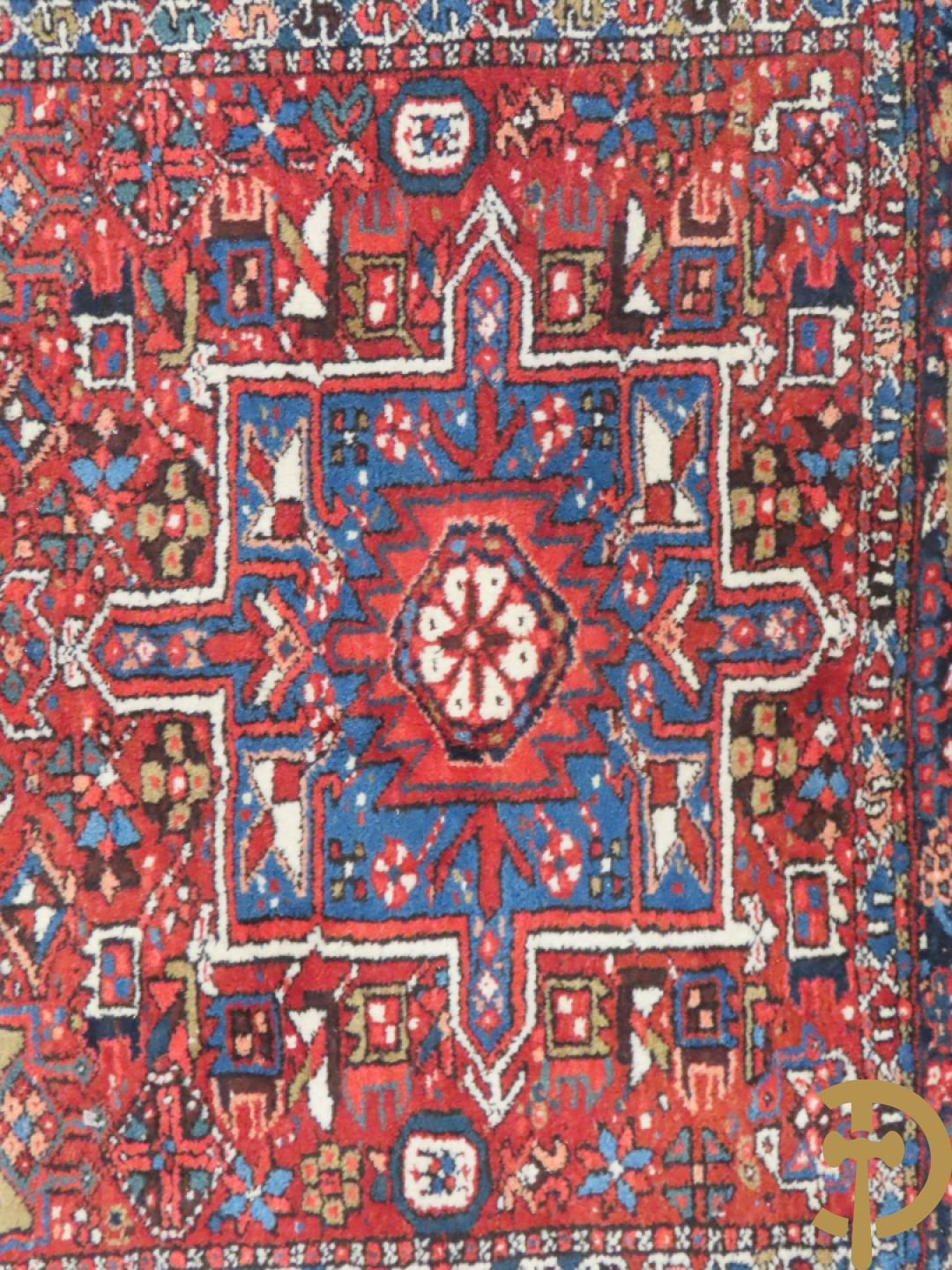 Twee oosterse handgeknoopte tapijten Heriz