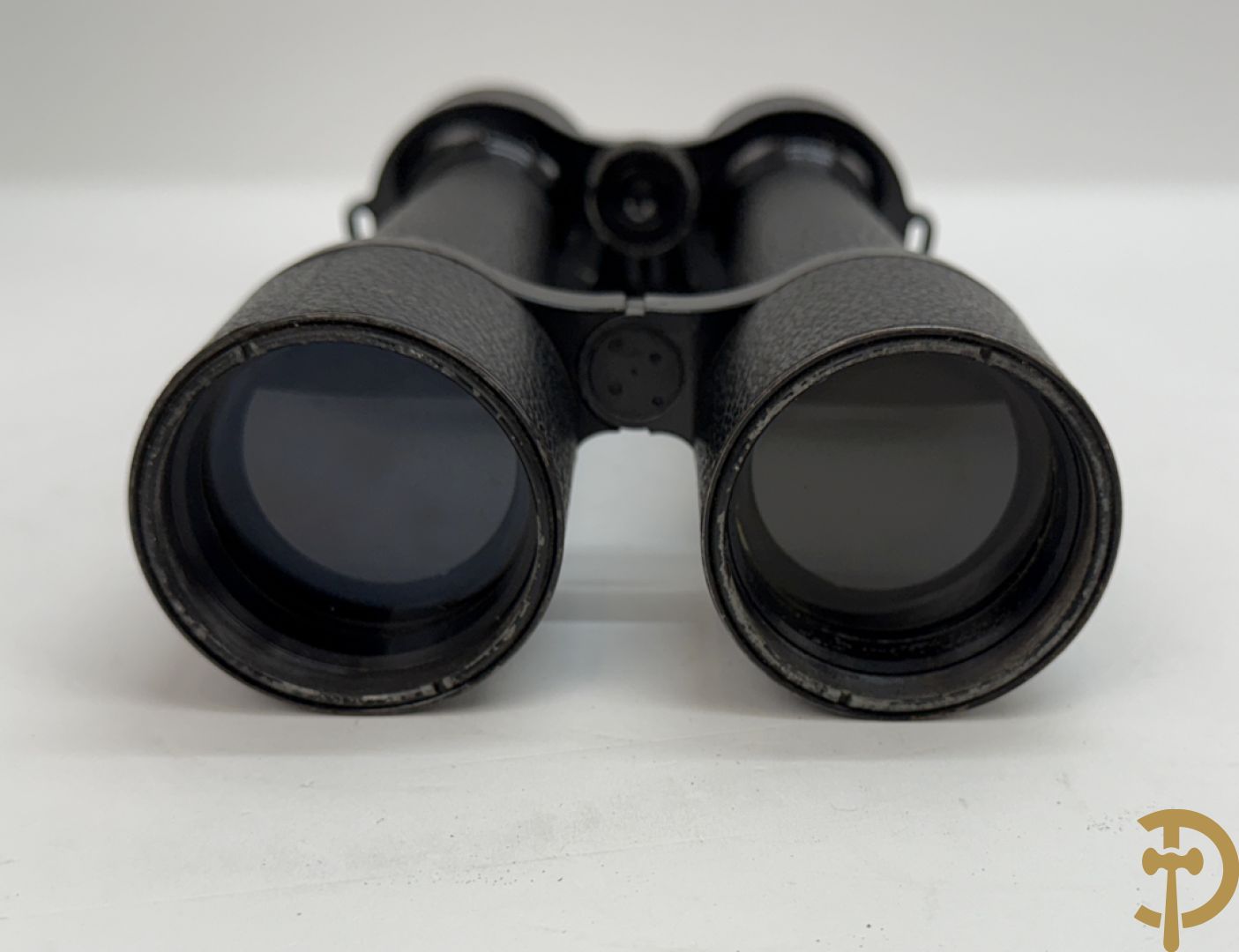 Duitse verrekijker in originele lederen etui, Carl Zeiss, WO II