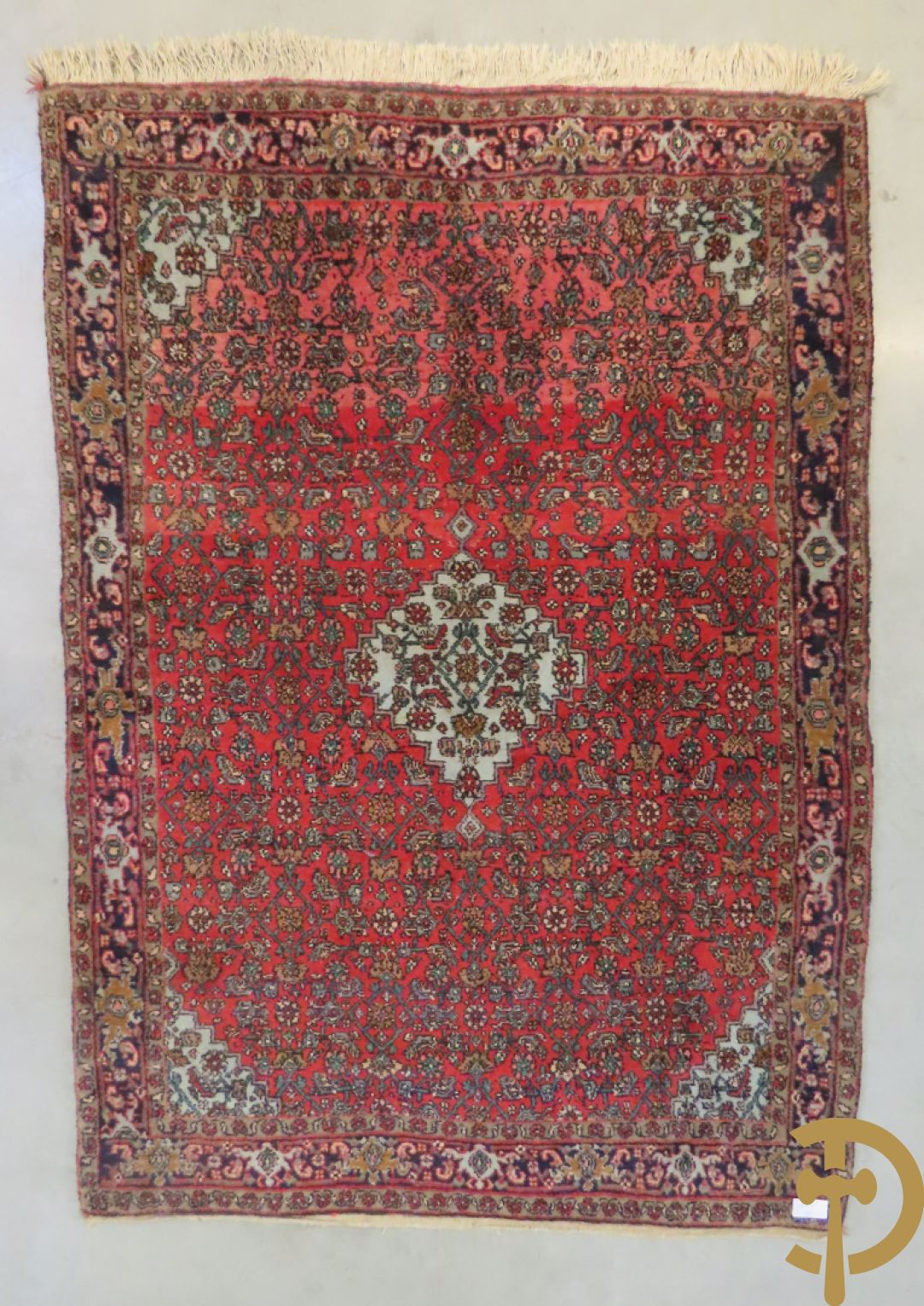 Perzisch handgeknoopt tapijt Senneh + Oosters handgeknoopt Bidjar + Oosters handgeknoopt tapijt Senneh