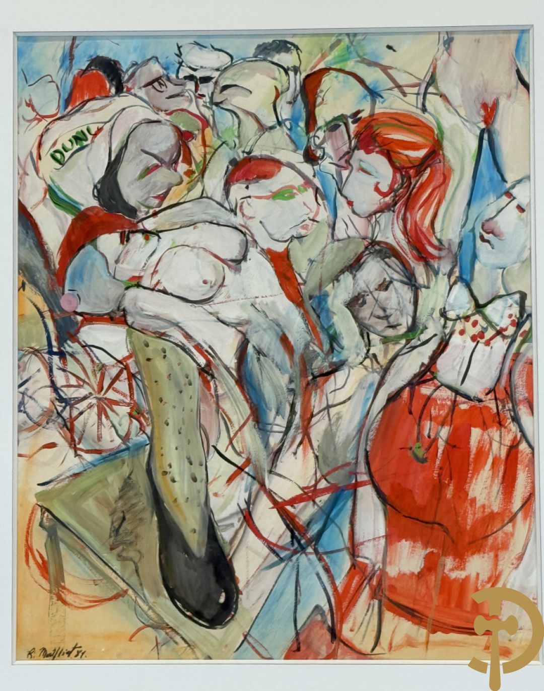 MALFLIET R. getekend 