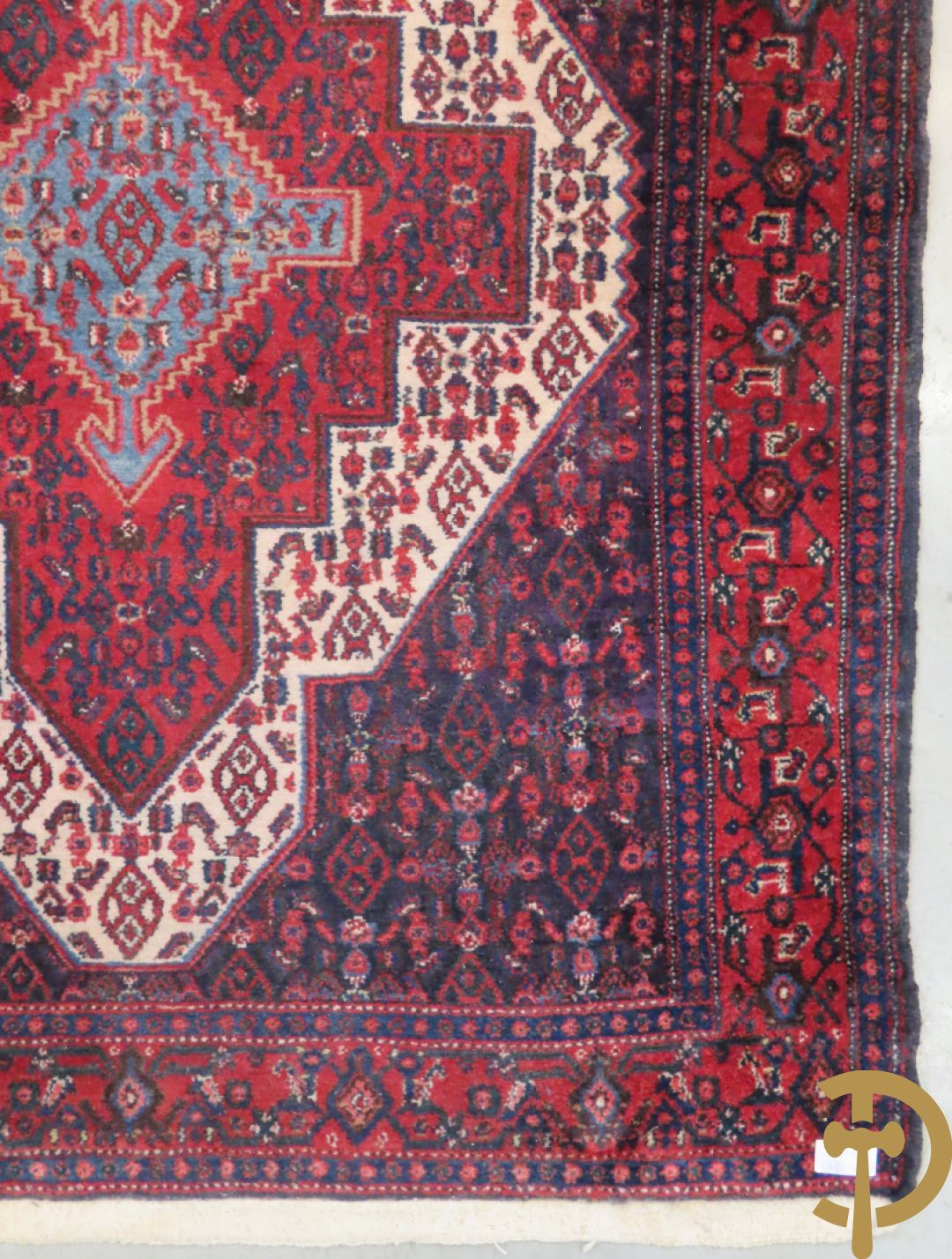 Perzisch handgeknoopt tapijt Senneh + Oosters handgeknoopt Bidjar + Oosters handgeknoopt tapijt Senneh