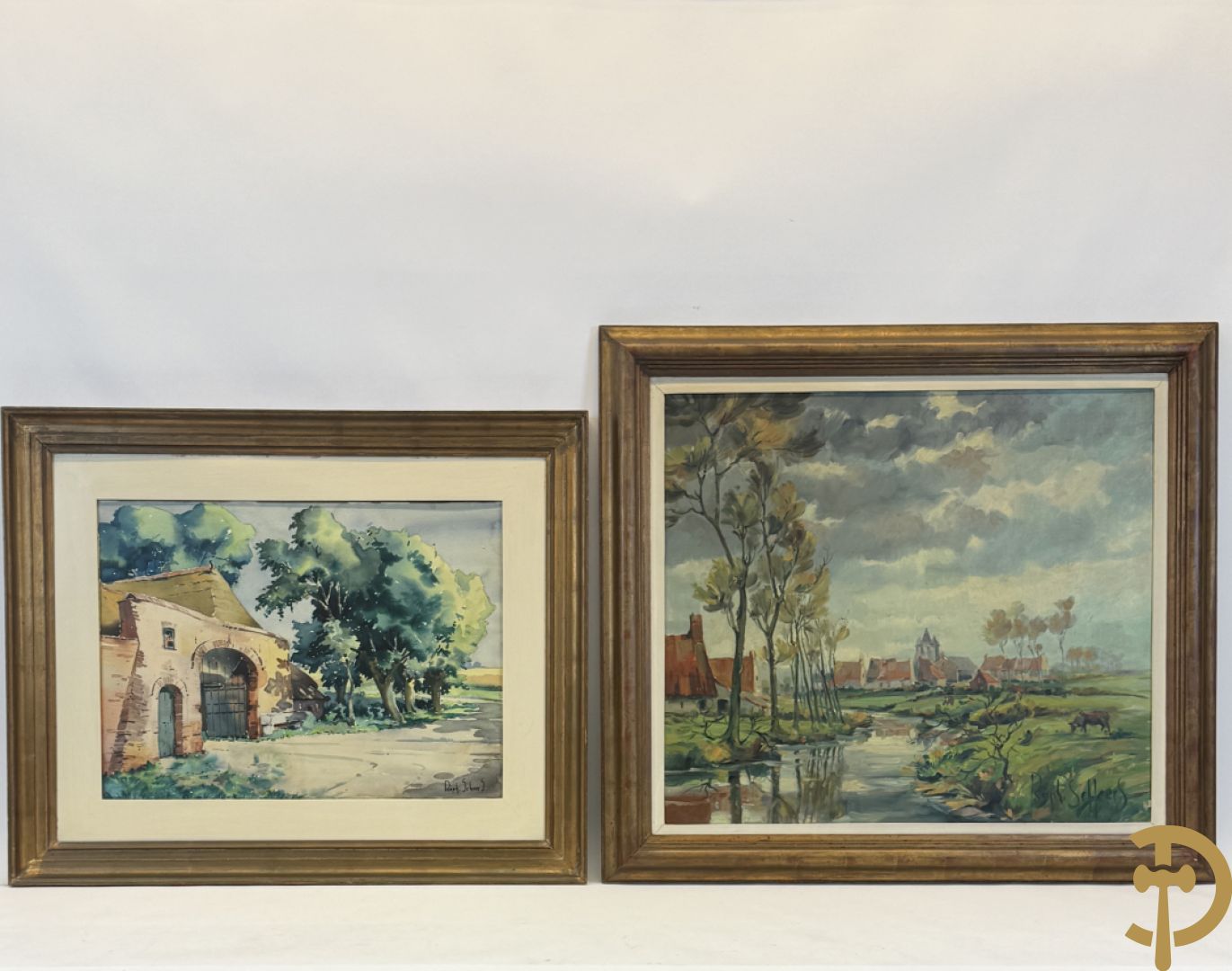 SCHEERS Raph. getekend 