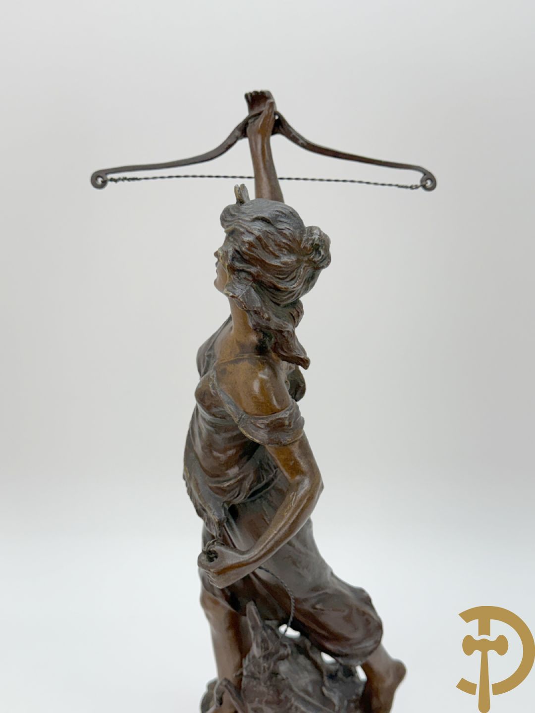 Driedelige zamak garnituur 