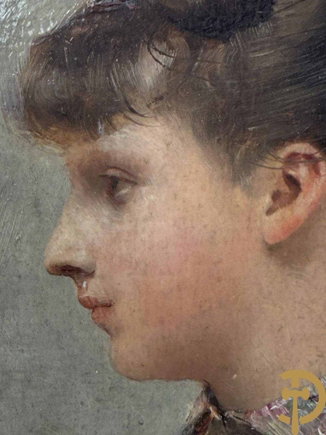 VAN DEN BOSCH Georges getekend links boven 