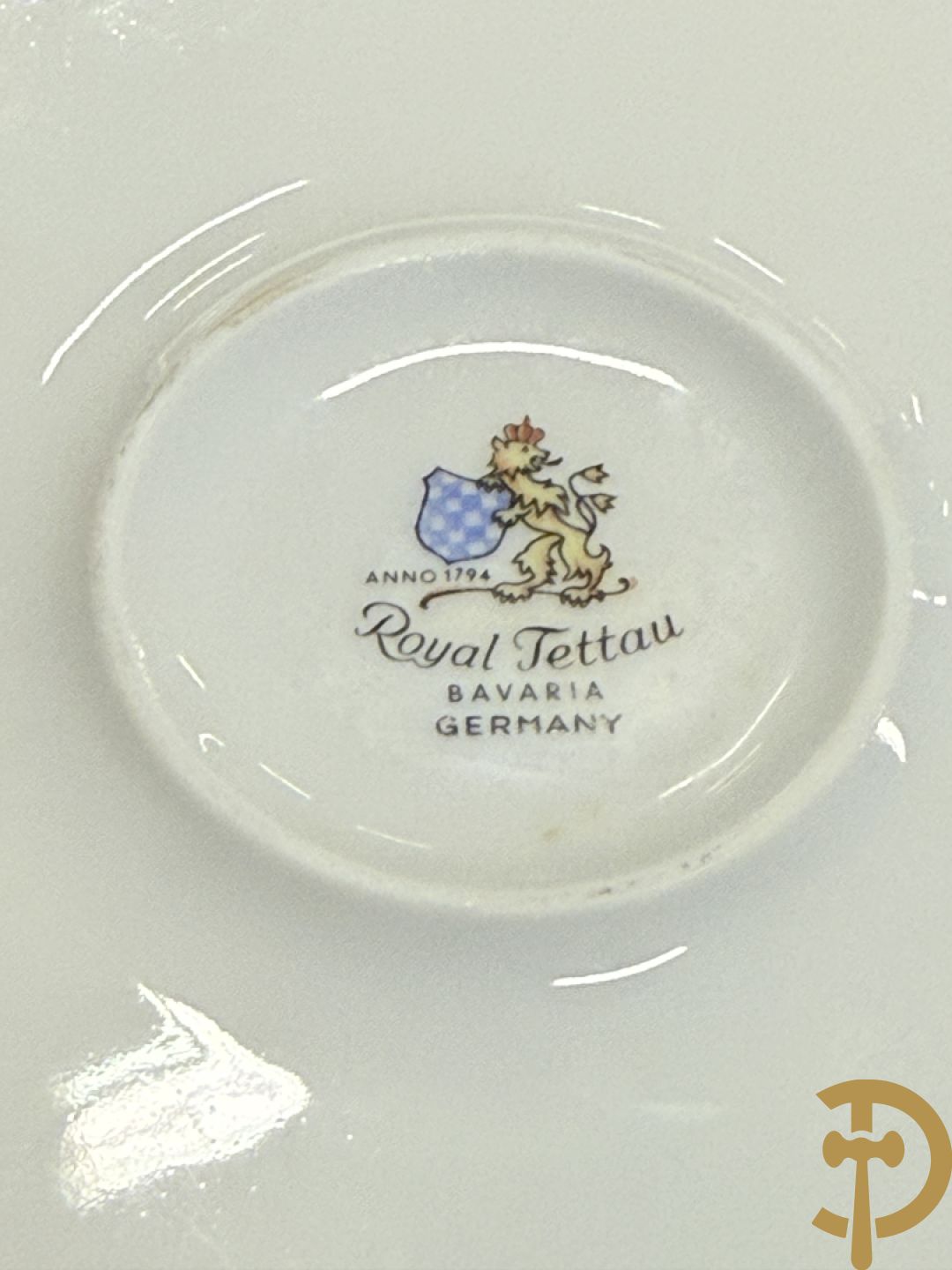 Porseleinen eetservies, Royal Tettau Bavaria Germany