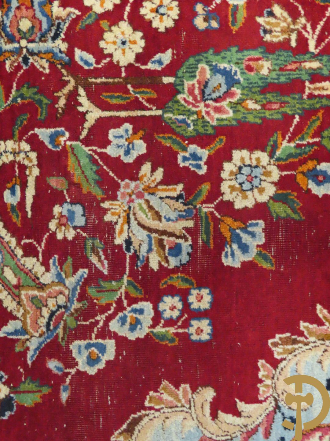 Oosters handgeknoopt tapijt Kirman Royal