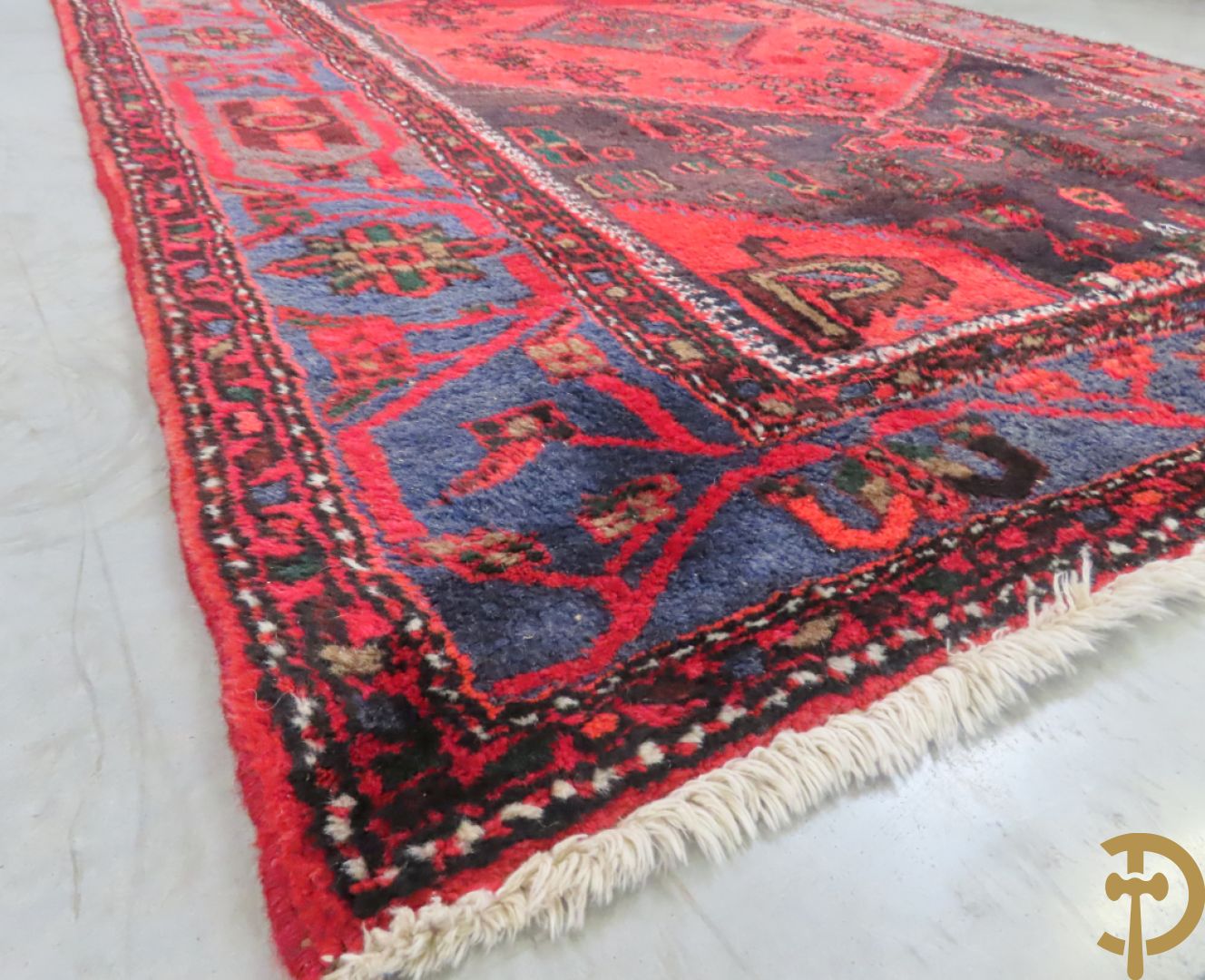 Twee oosterse handgeknoopte tapijten Hamadan