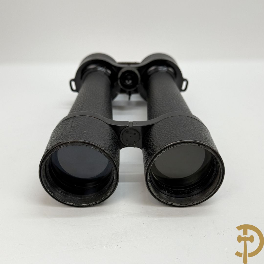 Duitse verrekijker in originele lederen etui, Carl Zeiss, WO II