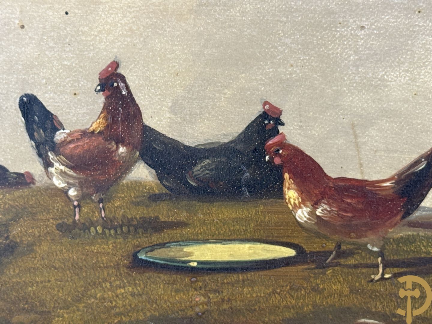 Onleesbaar getekend rechts onder 