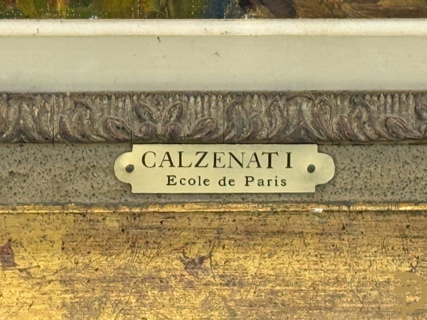 CALZENATI A. getekend 