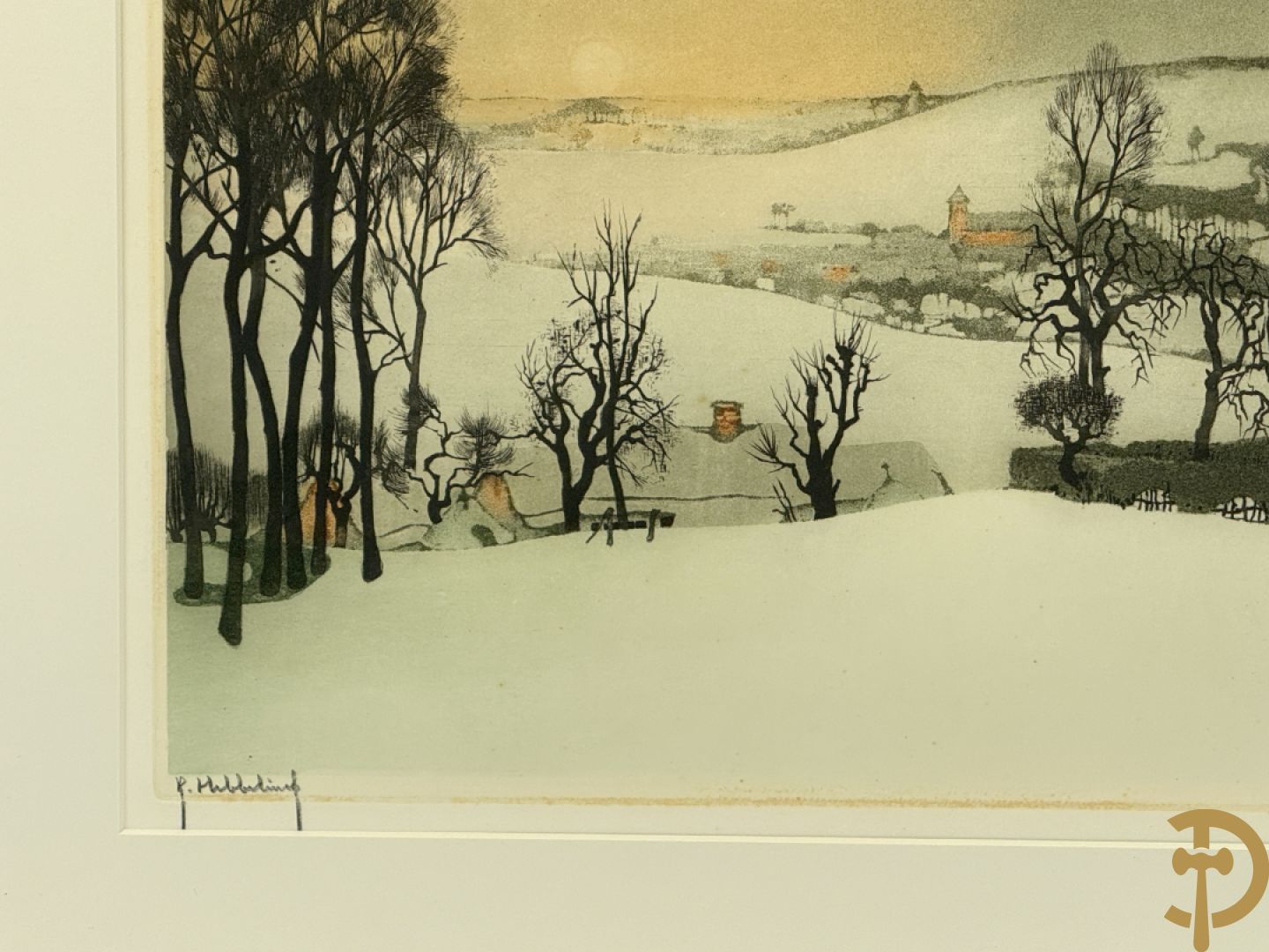 DE SAEDELEER Valerius in de plaat getekend 