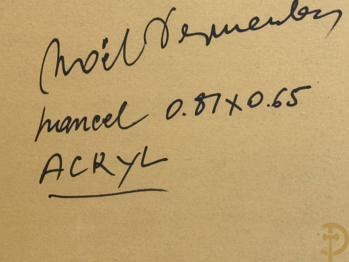 VERMEULEN NOËL getekend verso 1985 