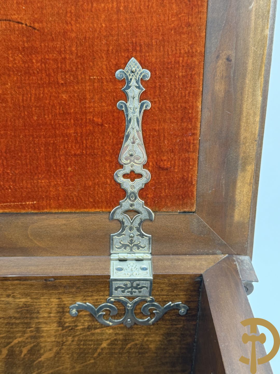 Houten gemarketteerd schatkistje