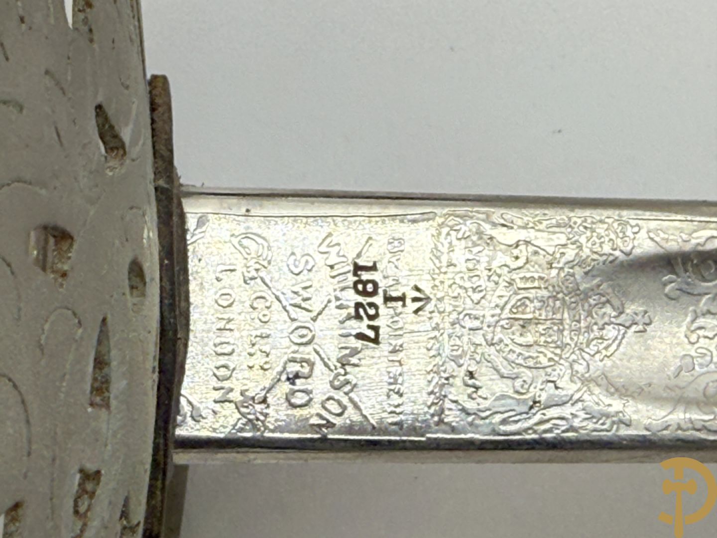 Engelse paradedegen, gemerkt Wilkinson Swords Londen, 1927