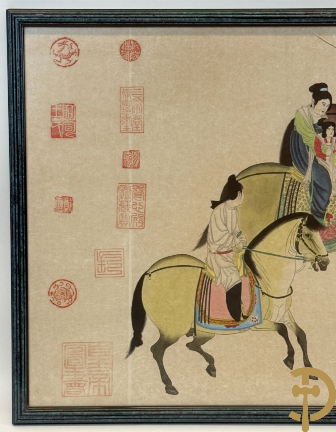 Handbeschilderde Chinese voorstelling 