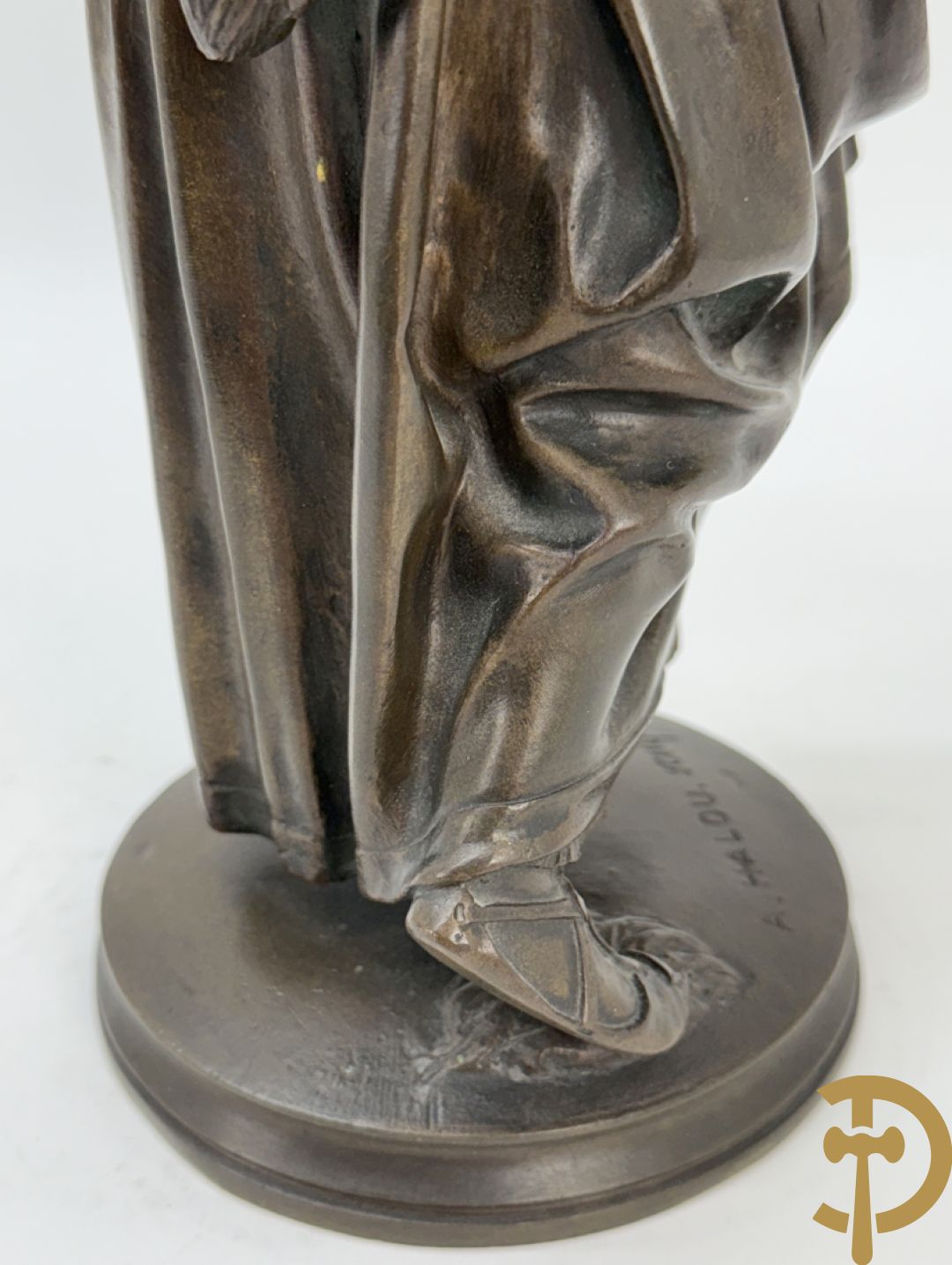 HALOU A. sculpt. getekend 