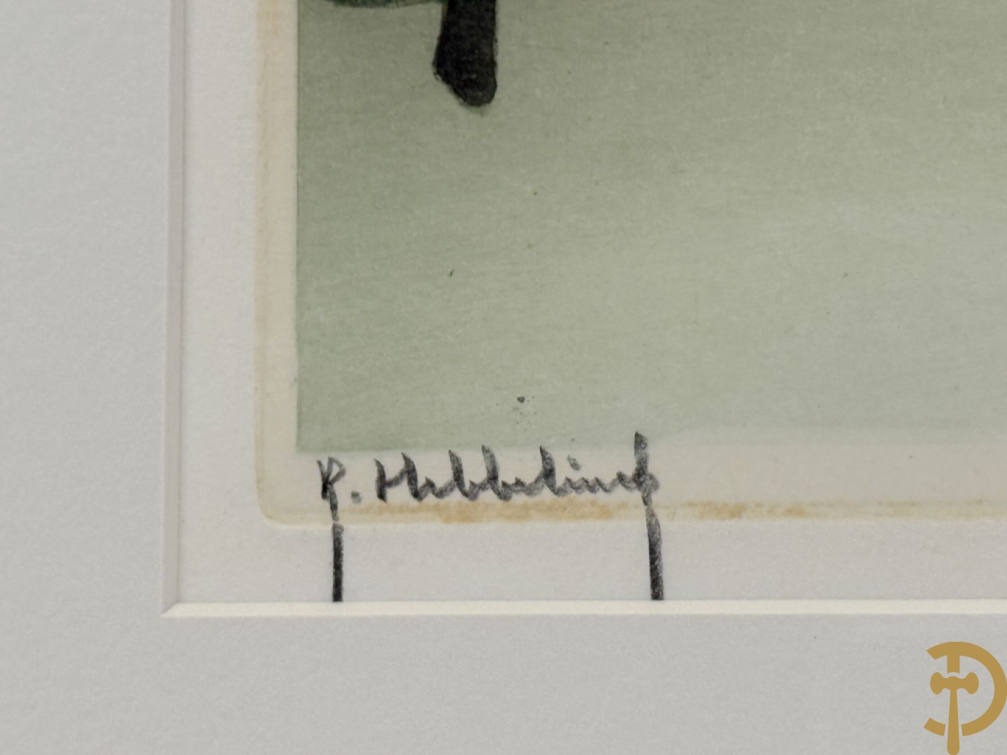 DE SAEDELEER Valerius in de plaat getekend 