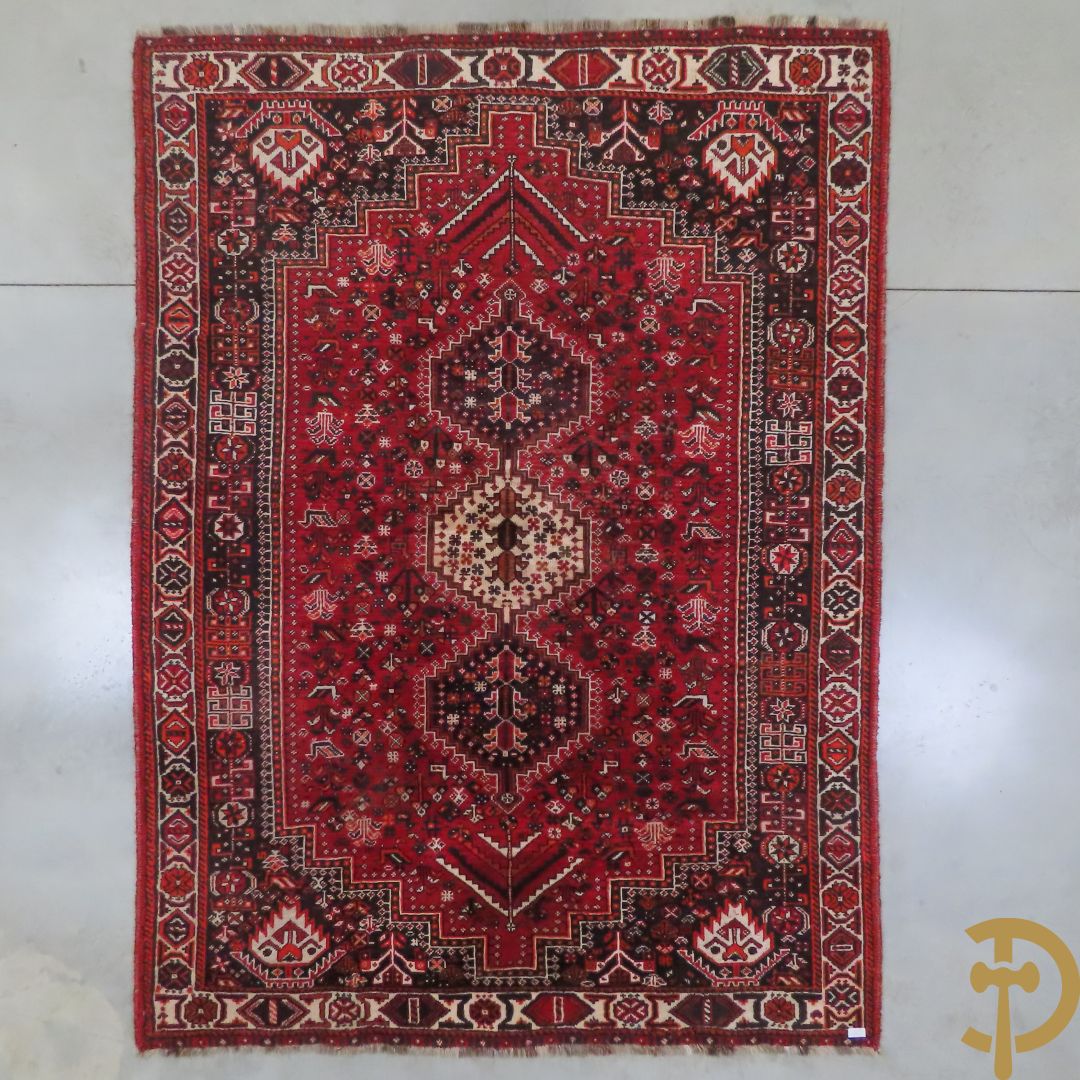 Oosters handgeknoopt tapijt Shiraz