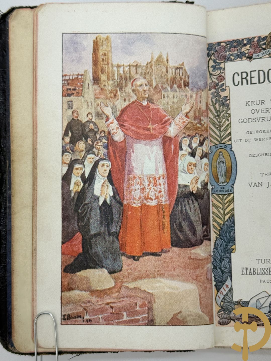 Collectie missal boekje van credo et pugno zeldzame editie 38/100