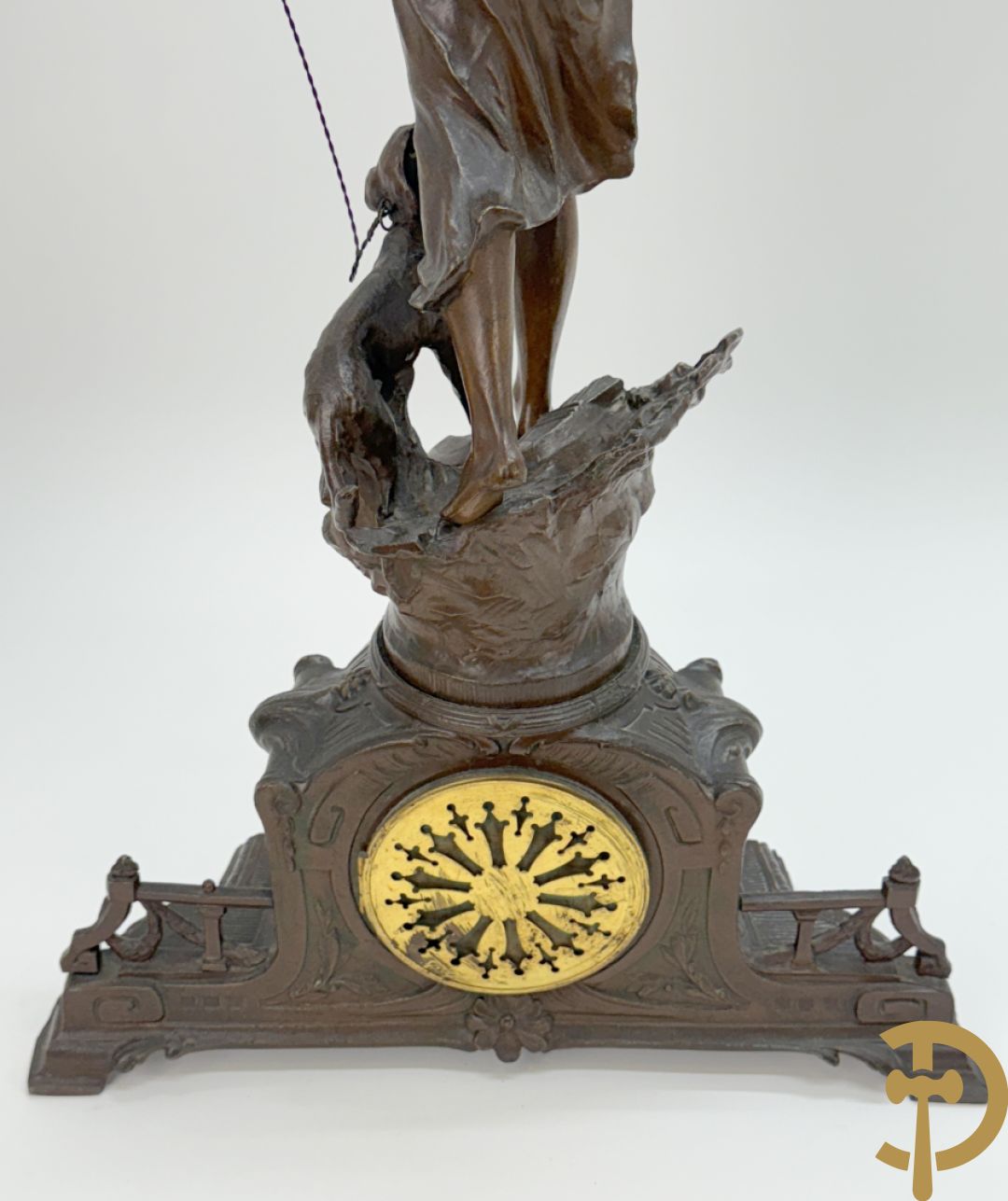 Driedelige zamak garnituur 