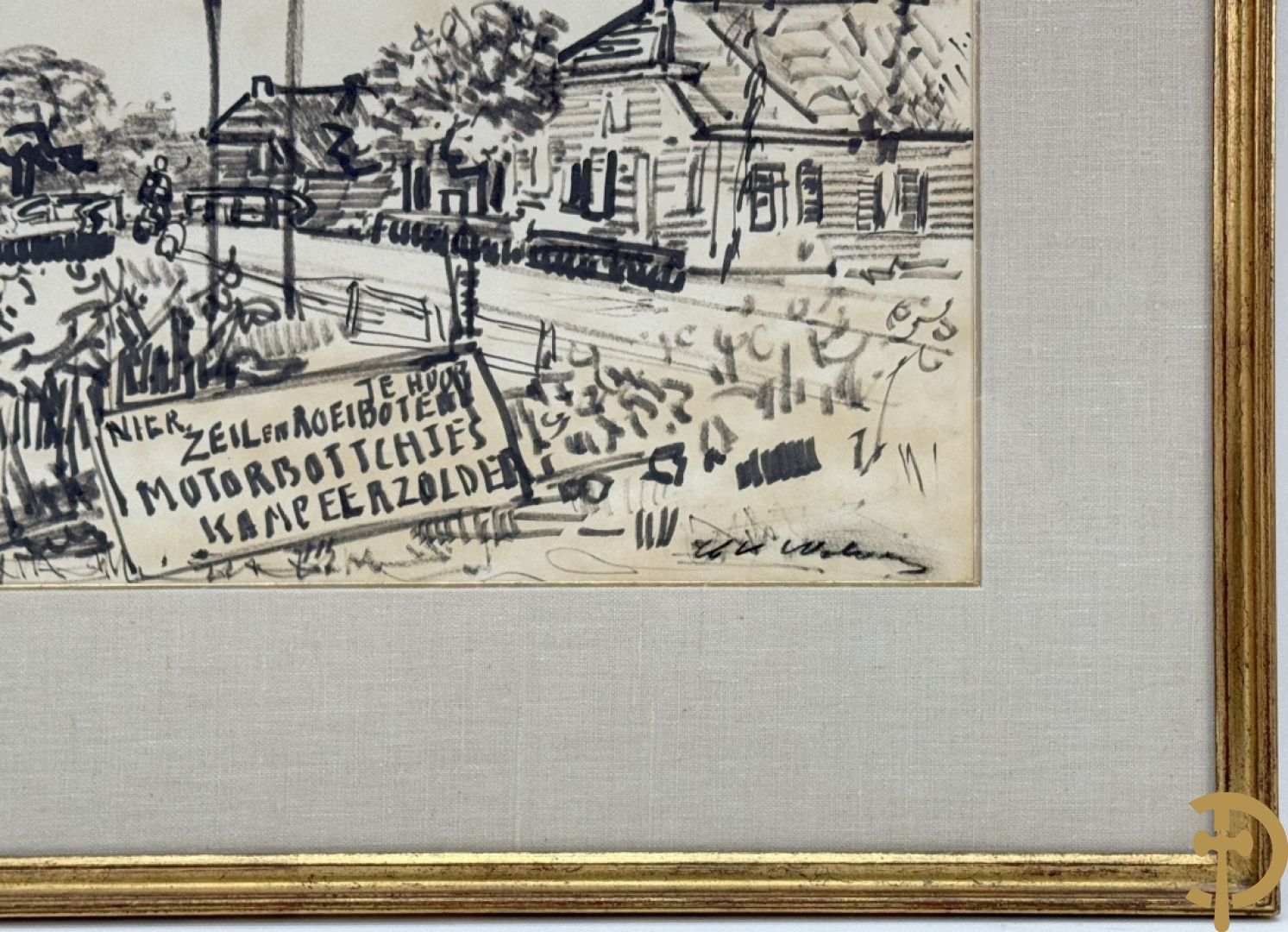 WOLVENS H.V. getekend (Henri-Victor) 