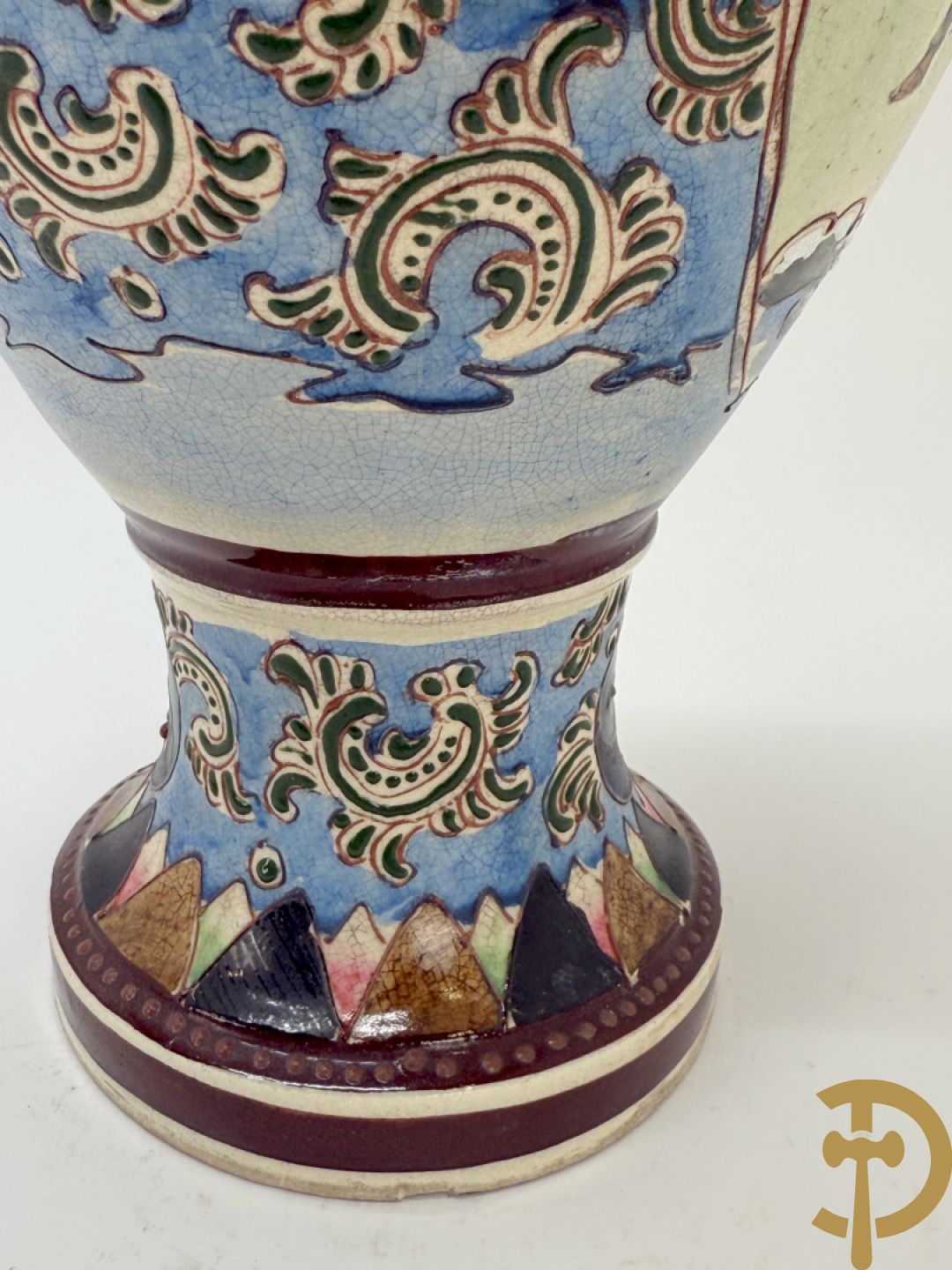 Paar Satsumat vazen met krijgertaferelen