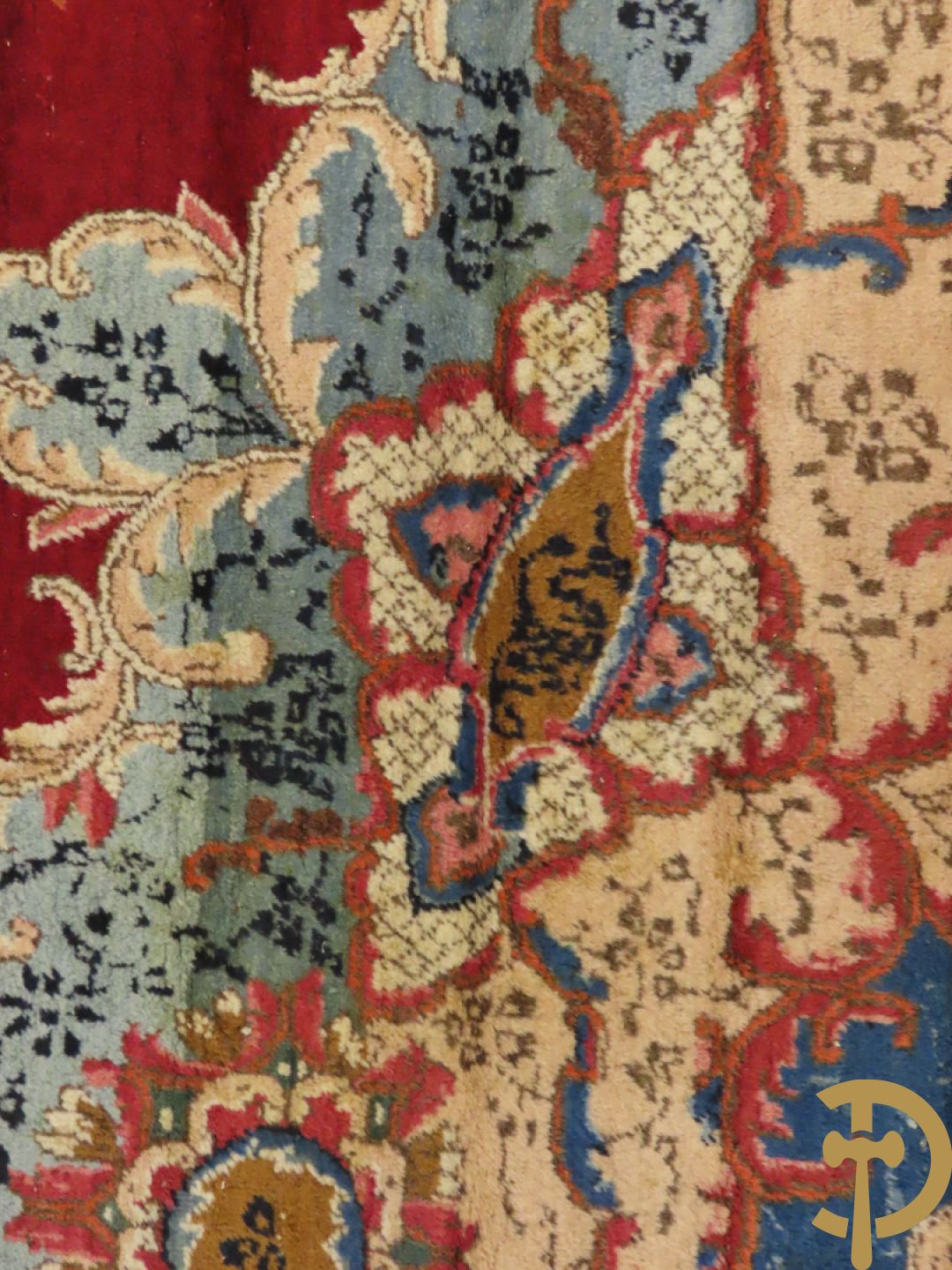 Oosters handgeknoopt tapijt Kirman Royal