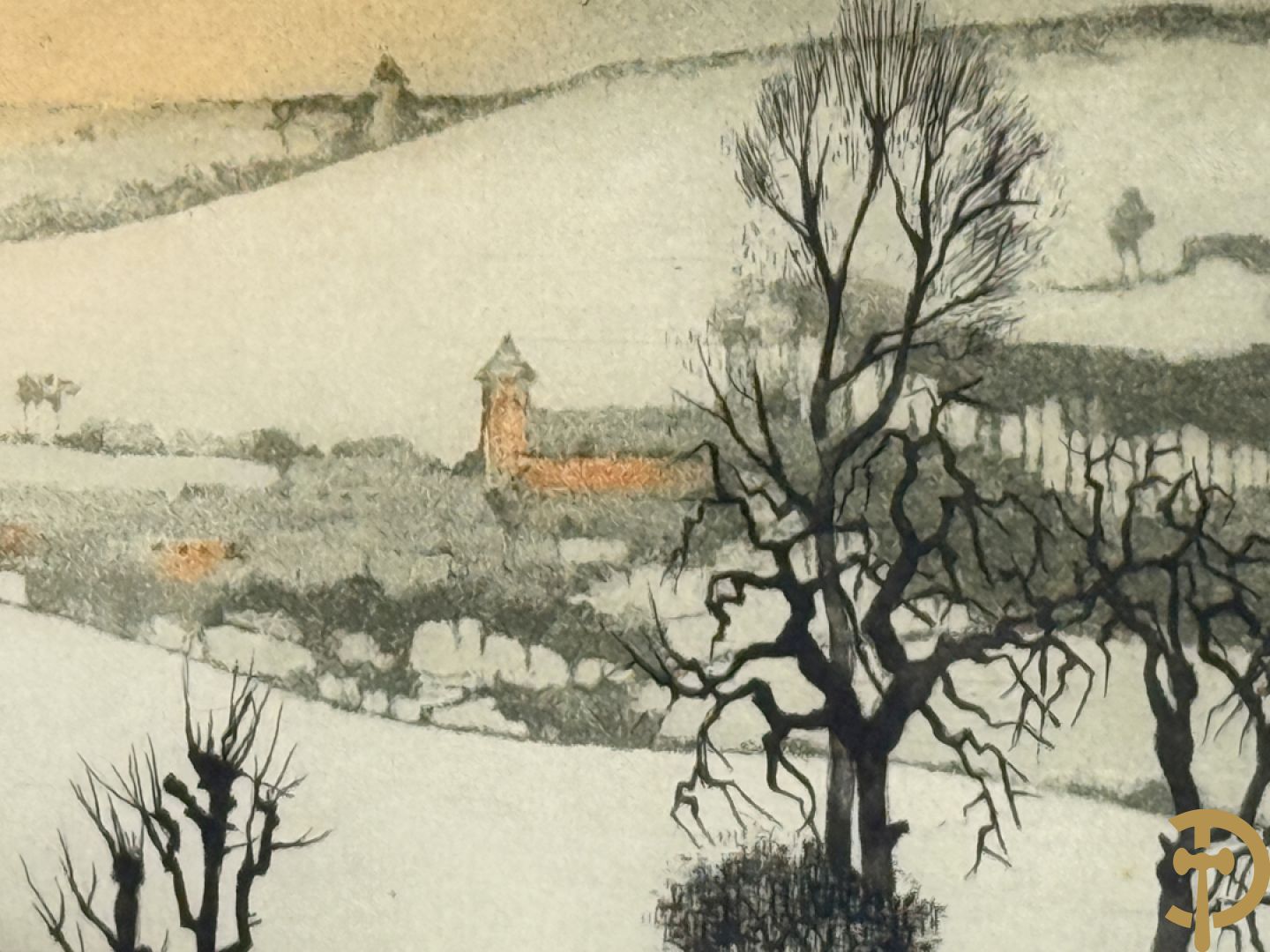 DE SAEDELEER Valerius in de plaat getekend 