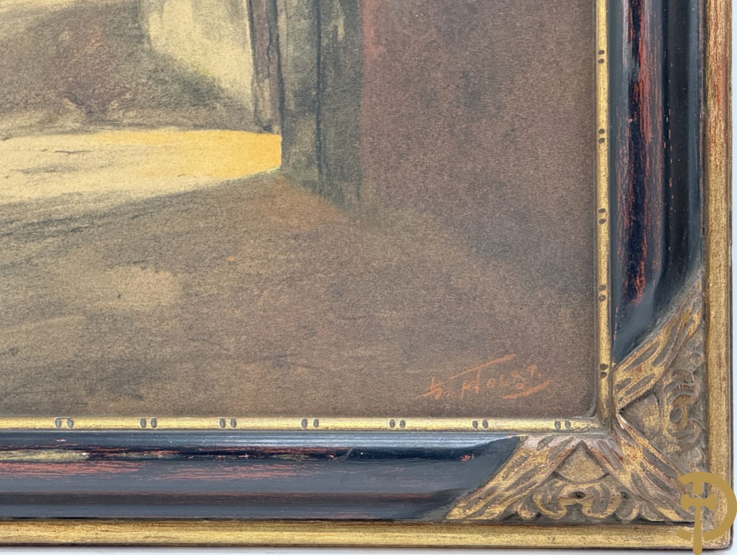 VAN HOLST G. getekend 