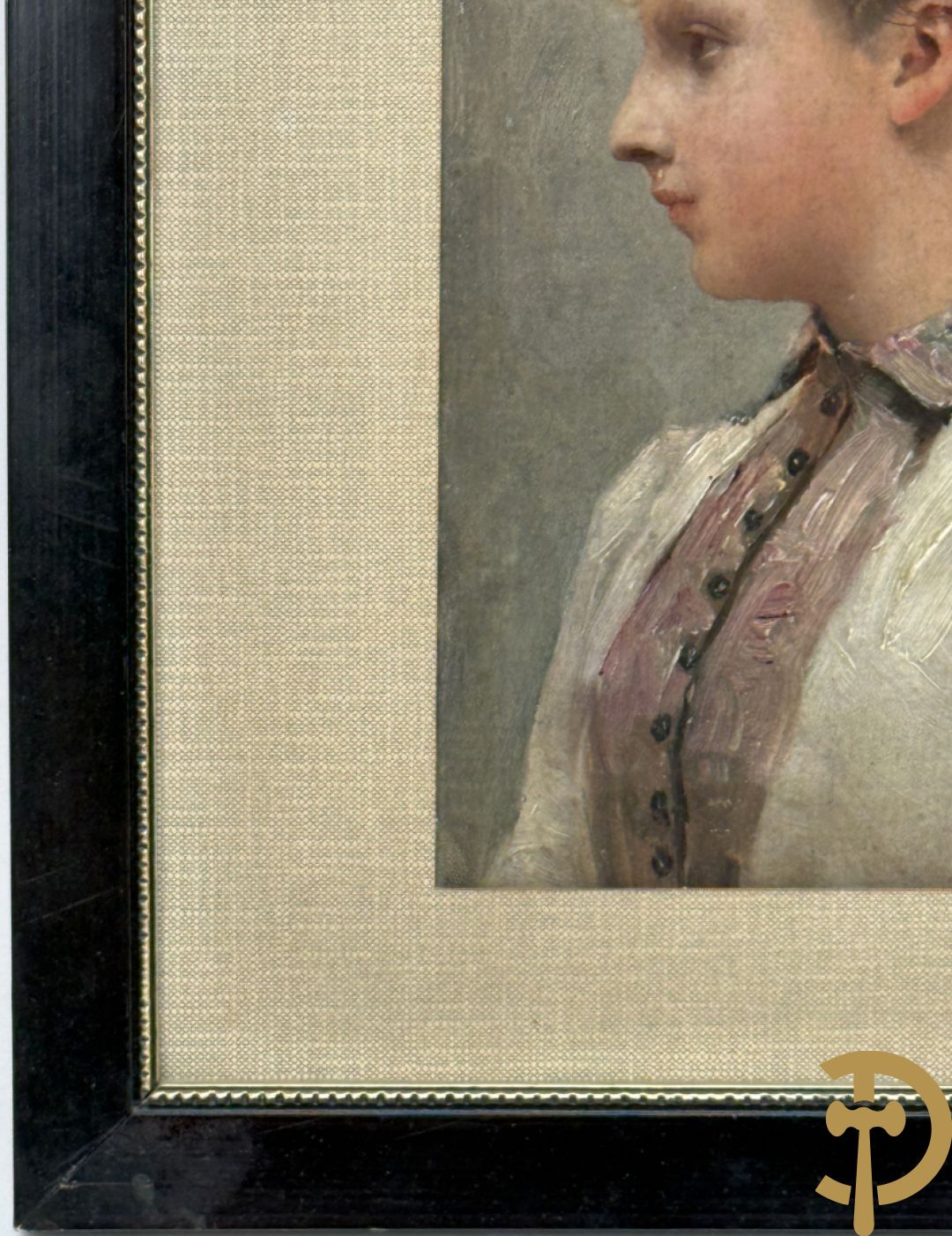 VAN DEN BOSCH Georges getekend links boven 